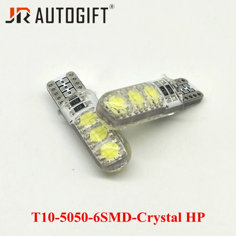 Автомобильный Стайлинг 50 шт./партия новые автомобильные лампы W5W LED 5050 6SMD 12 V/24VT10 194