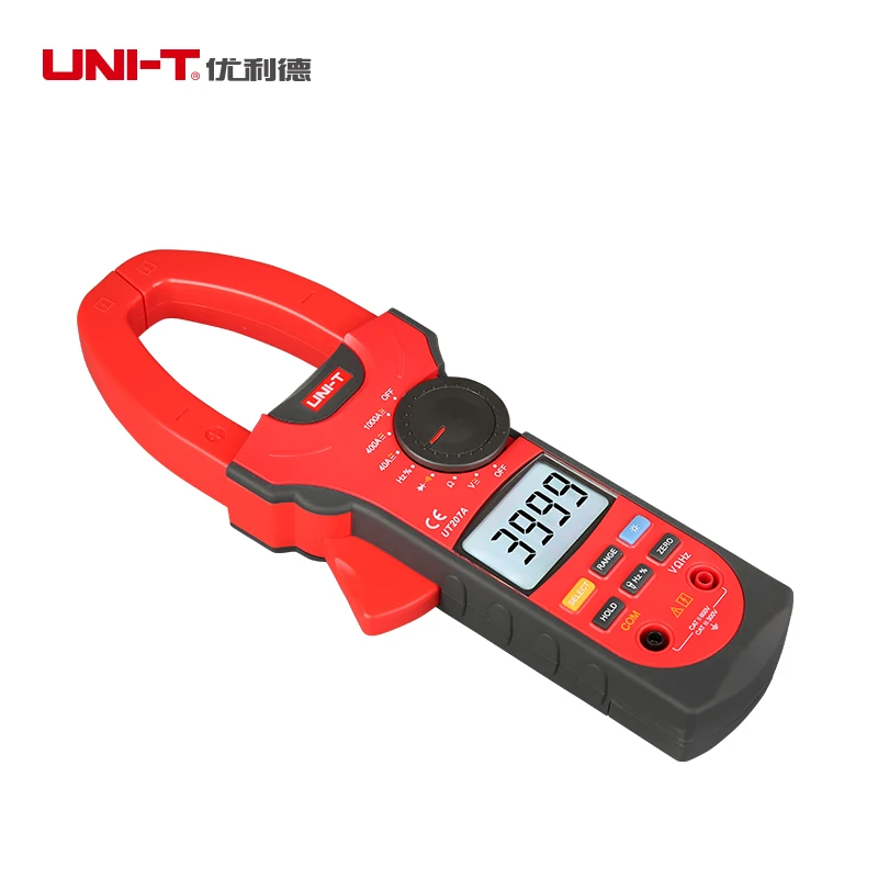 UNI-T цифровой клещи UT207 UT207A UT208 UT208A UT209 UT209A Авто Диапазон Вольт Ампер Ом Частотный