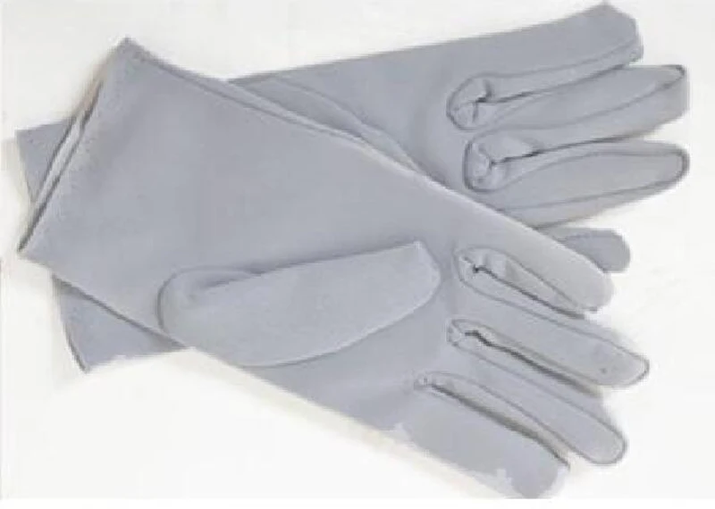 Light Gray Дешевые мужские однотонные белые перчатки для сцены, короткие перчатки для официанта, белые, черные, красные, серые, Бежевые мужские манеры, парадные перчатки для мужчин - Цвет: Light Gray