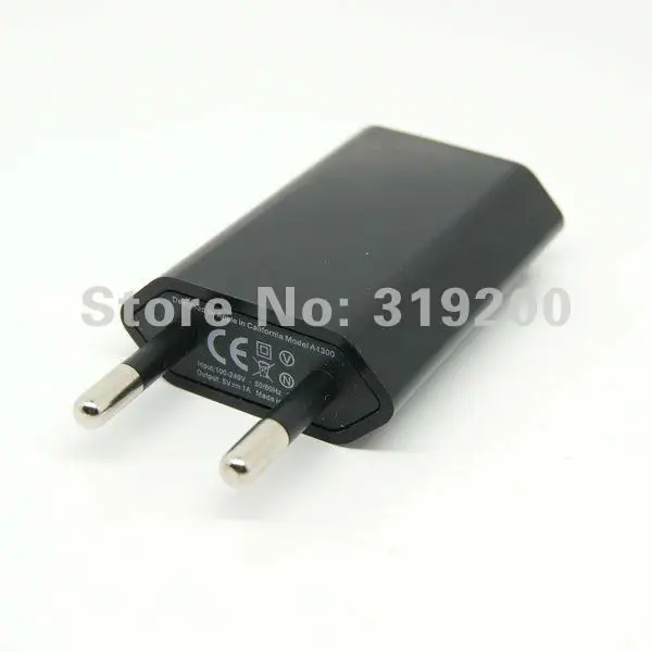 USB 3 in 1 Colorful Car Charger+ EU Cable for iPhone iPod Retail Packing Free Shipping-8 colors available- Black | Мобильные
