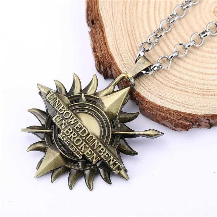 Цепочка с подвеской лед и огонь|song ice fire game|necklace collarcollar necklace |