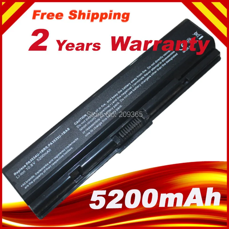 

Battery For Toshiba PA3534U-1BRS PA3534U-1BAS PA3535U-1BRS PA3535U-1BAS