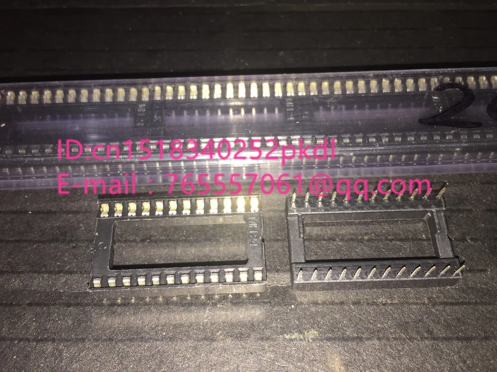 Новое IC гнездо тестовое сиденье 24P 24 pin чип сиденья DIP24 широкий объем (20 шт/труба) |