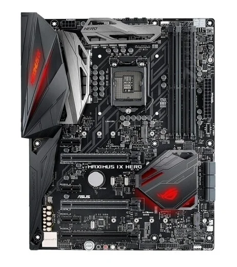 ASUS MAXIMUS X HERO ROG players страна M10H Z370 материнская плата используется 90%(без wifi