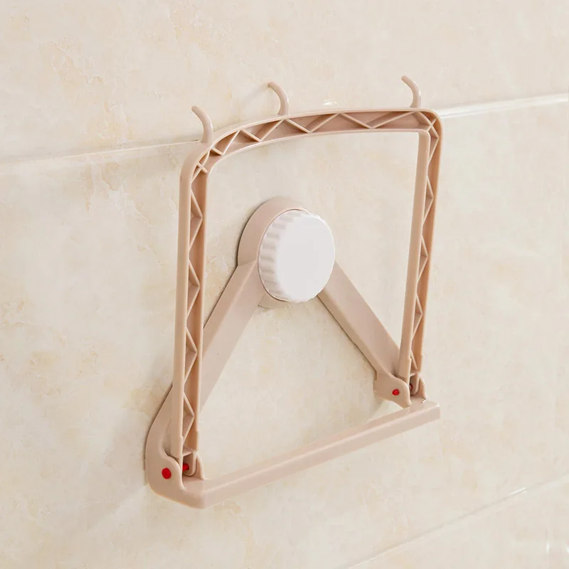 

Automatic Rebound Rack Bathroom Kitchen Strong Suction Cup Washbasin Rack Storage Rack Folding Wall Hanging Kitchen Wall Hook
