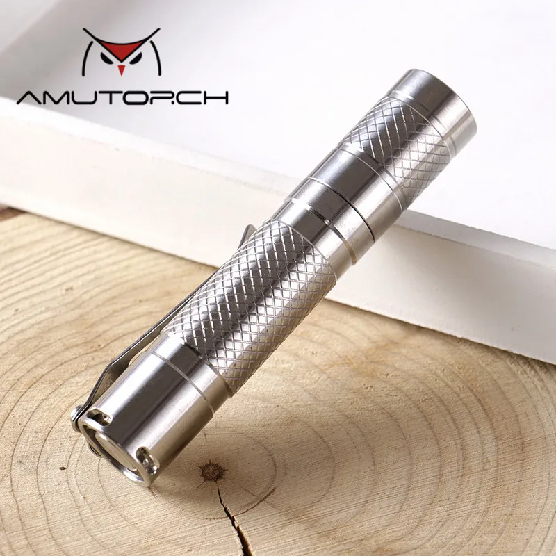 Новейший светодиодный фонарь Amu Cree XPG3 S3 маленький фонарик из нержавеющей стали EDC