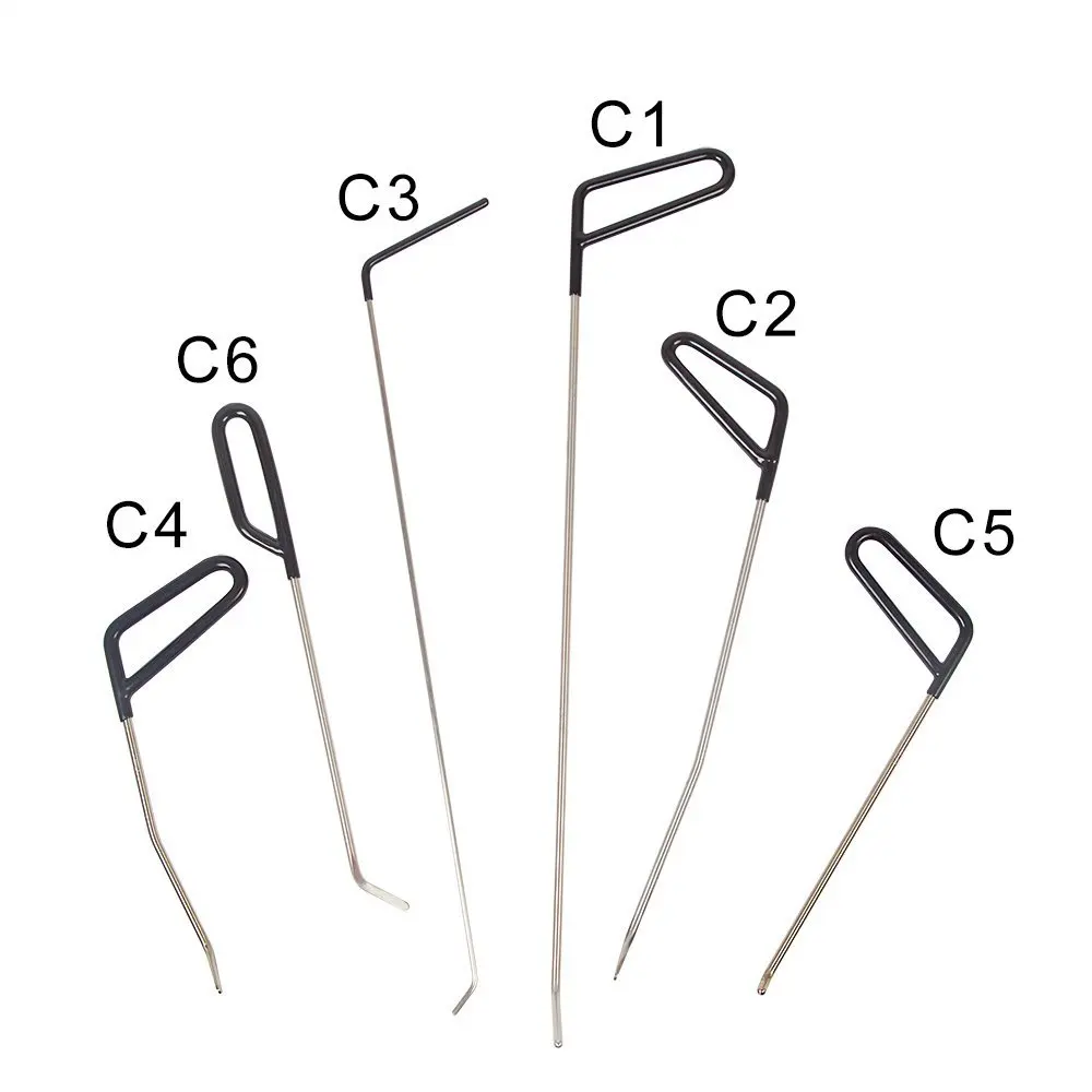 6 шт. набор инструментов PDR-идеально подходит для ремонта дверей и удаления вмятин