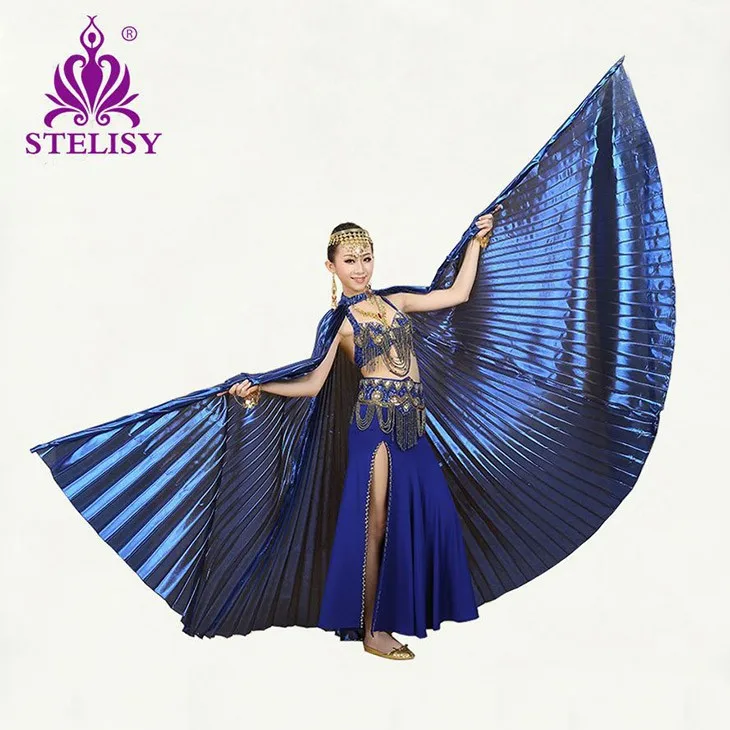 Лидер продаж 2016 женские крылья для танца живота Isis в восточном стиле новые без