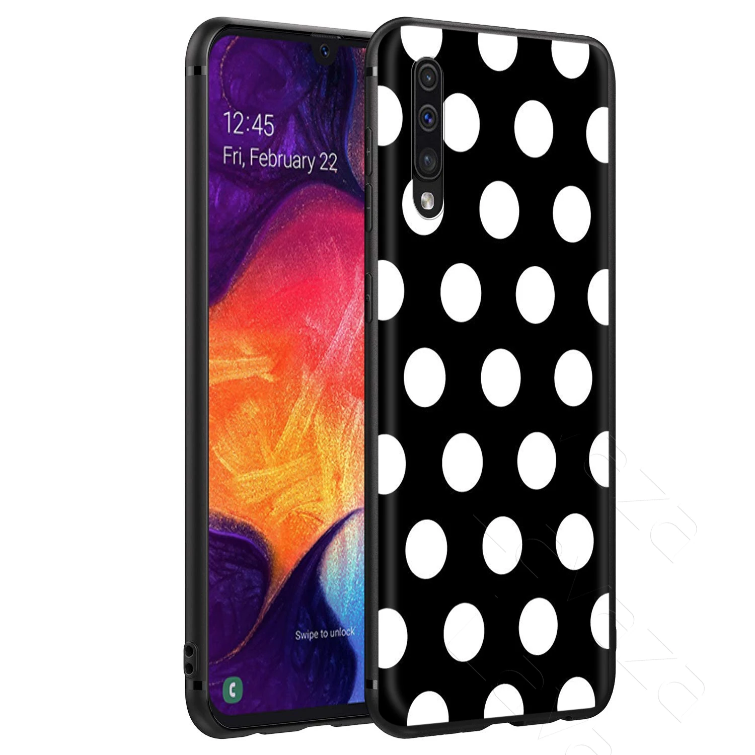Lavaza Красный Черный Золотой горошек чехол для Samsung Galaxy Note 10 Plus A10 A30 A40 A50 A70 M20 A20 A20S A10S