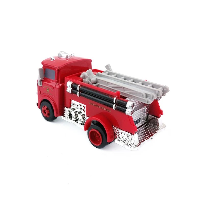Автомобиль Дисней Pixar красный пожарный автомобиль спасательный King Jackson Storm Mater 1:55