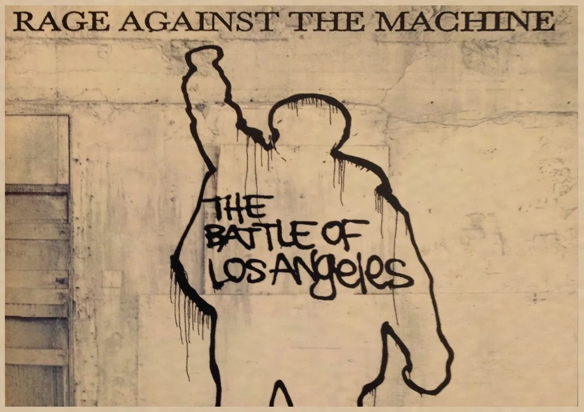 Rage Against The Machine Rap-металл, украшение для дома, крафт-бумага, кислота, рок-музыка, плакат, рисунок, ядро, настенная наклейка, домашний декор - Цвет: 12