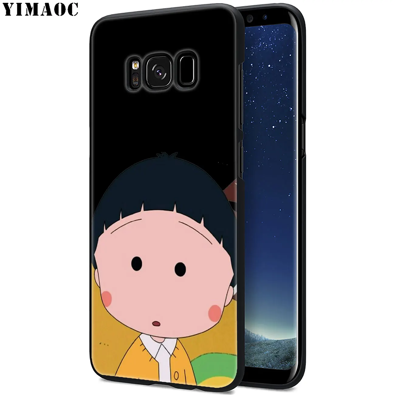 YIMAOC Cherry chibi maruko chan мультяшный мягкий чехол для Samsung Galaxy A6 A9 A8 A7 2018 A3 A5 2016 2017 Note 9 8 10 Plus