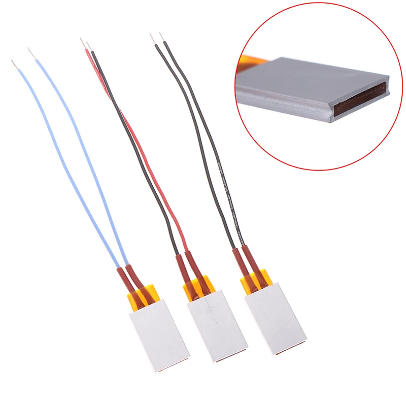 Алюминиевая пластина нагревателя с постоянной температурой 1 шт. 12 В 35*21 мм|Детали