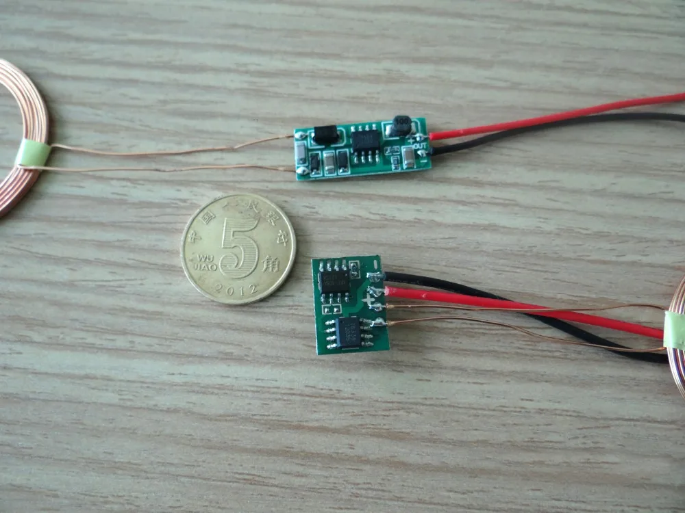 Беспроводное зарядное устройство передатчик приемник блок питания 5В 500мА