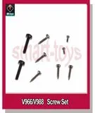Комплект из 3 предметов; V966-011 сервопривода для Wltoys V966 V977 V988 V930 A600 K100 K110 K123 K124 запасные части для радиоуправляемого вертолета Запчасти
