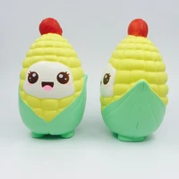20pcs kawaii squishy jumpo ice cream cute corn squishy slow rising scented squeeze straps bread toy kids gift