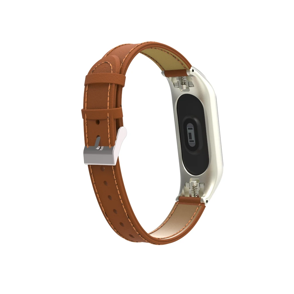 Yuedaer для Xiaomi mi Band 3 4 фитнес-трекер цветной кожаный mi Band 4 3 ремешок черный золотой чехол Модный браслет напульсники