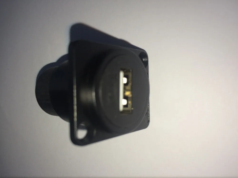 5 шт./лот D Тип USB прямой модуль шасси крепление панели разъем аудио