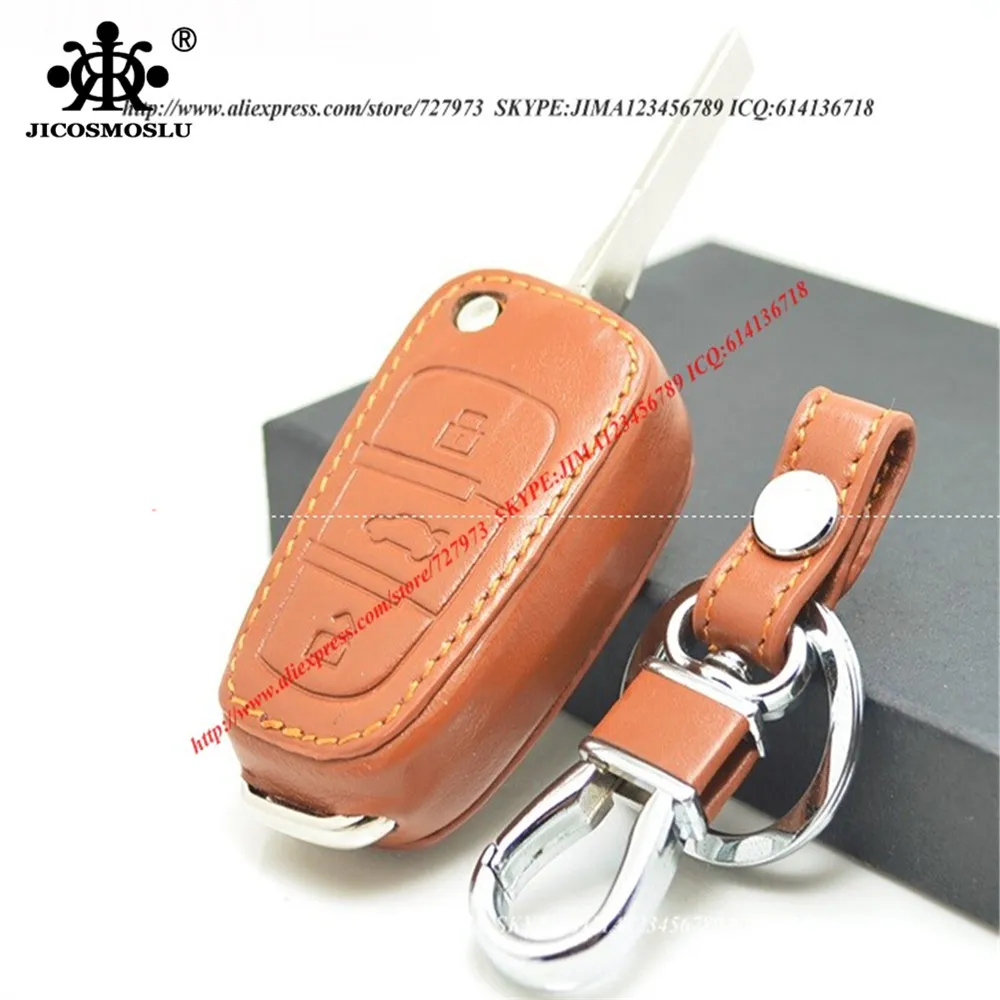 JICOSMOSLU: высококачественный чехол для автомобильного ключа из 100% воловьей кожи AUDI