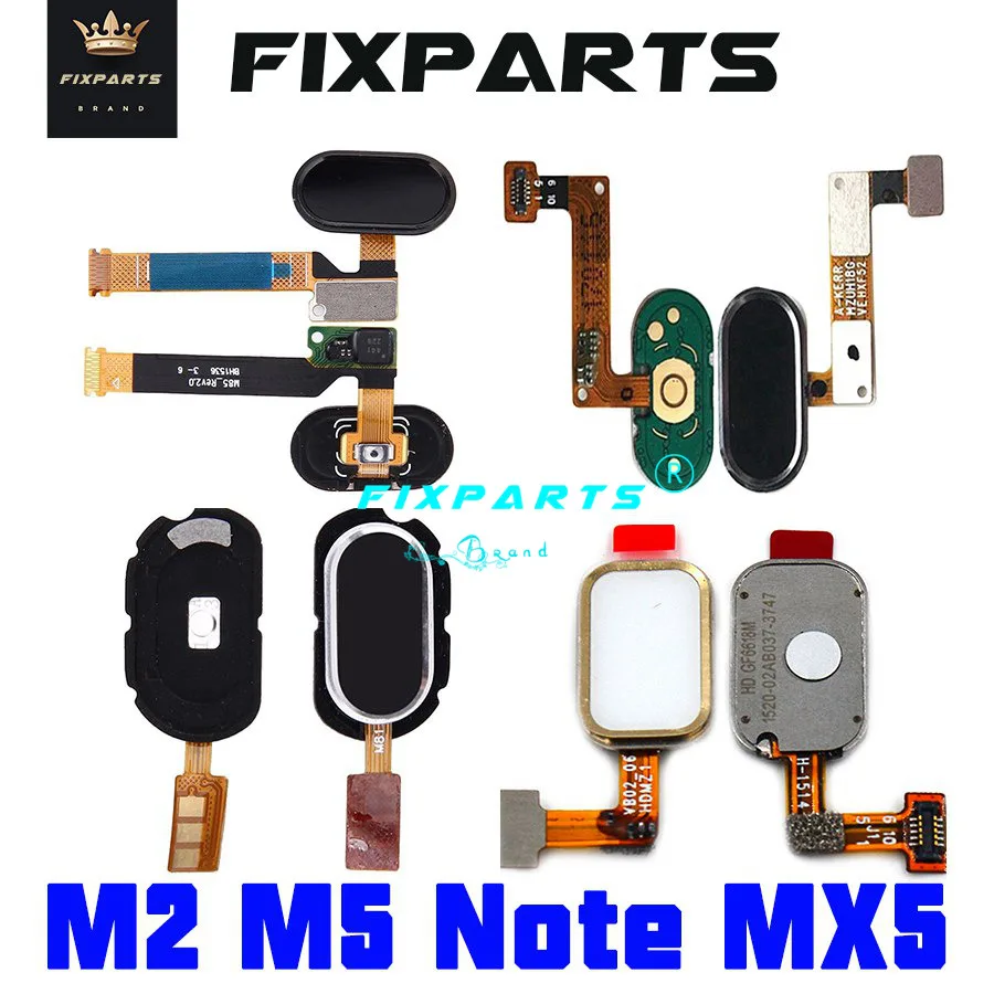 

For Meizu MX5 Home Button M2 M3 M5 Note Fingerprint Touch ID Sensor Recognition Flex Cable Ribbon Replacement Parts MX5 Button