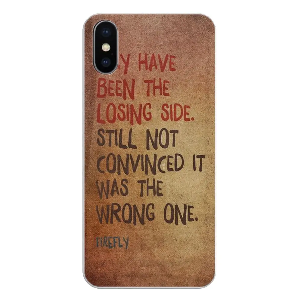 Силиконовый чехол для телефона Huawei Honor 8 8C 8X9 10 7A 7C Mate 20 Lite Pro P Smart Plus Firefly Serenity Quote Art