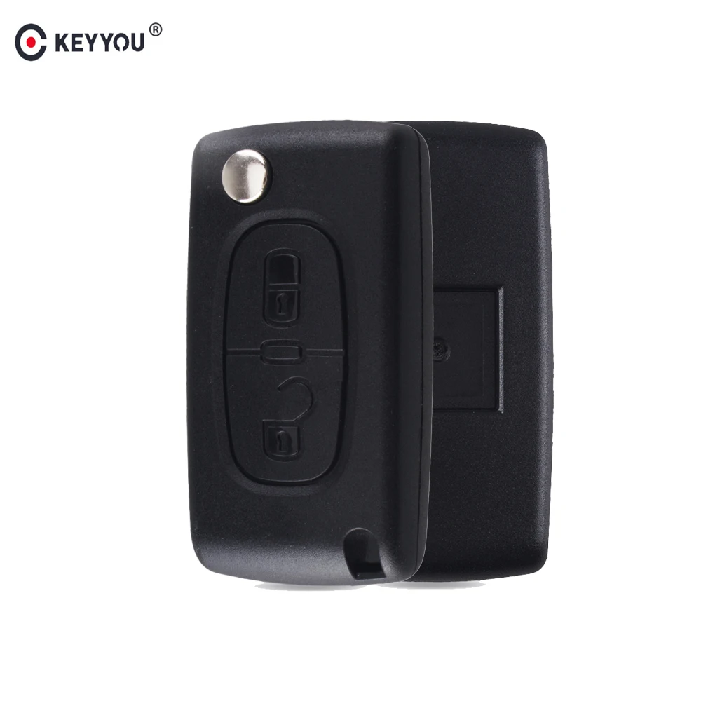 KEYYOU 2 кнопки Раскладной Автомобильный чехол для ключей Citroen C2 C3 C4 C5 C6 C8 VA2/HCA Blade CE0523 /