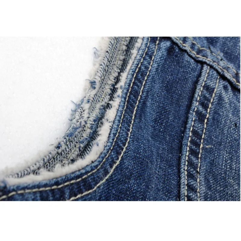 Autumn women denim vest 2018 intage embroidery short waistcoat large size New sleeveless jacket Korean ladies jeans | Женская одежда