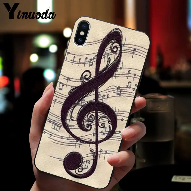Yinuoda музыкальные ноты скрипка классическая музыка популярный дизайн чехол