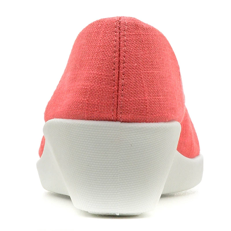 LIBANG женские лоферы Мягкая парусиновая обувь без застежки на плоской подошве