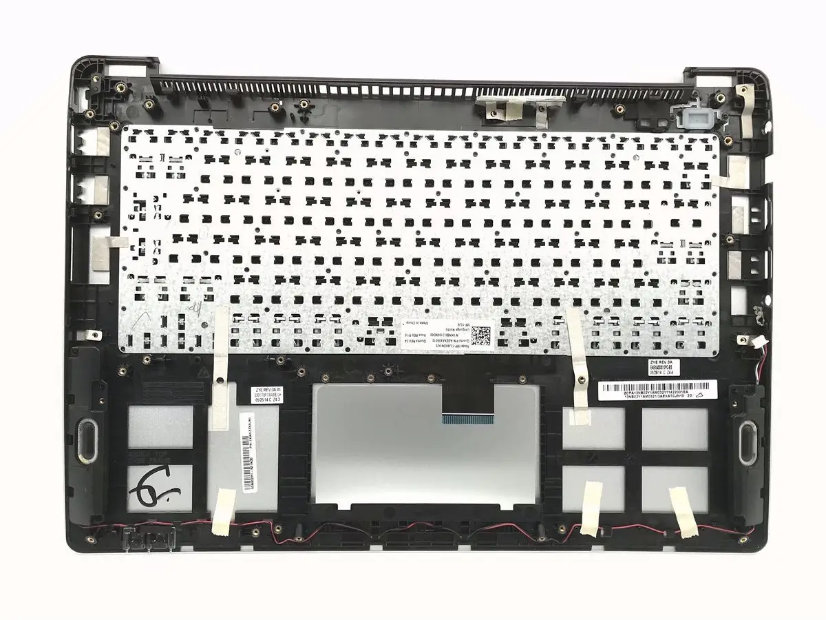 Клавиатура для Asus VivoBook V301L V301LA V301LP R304LA R304L S301L S301LA S301LP серебристый чехол поддона
