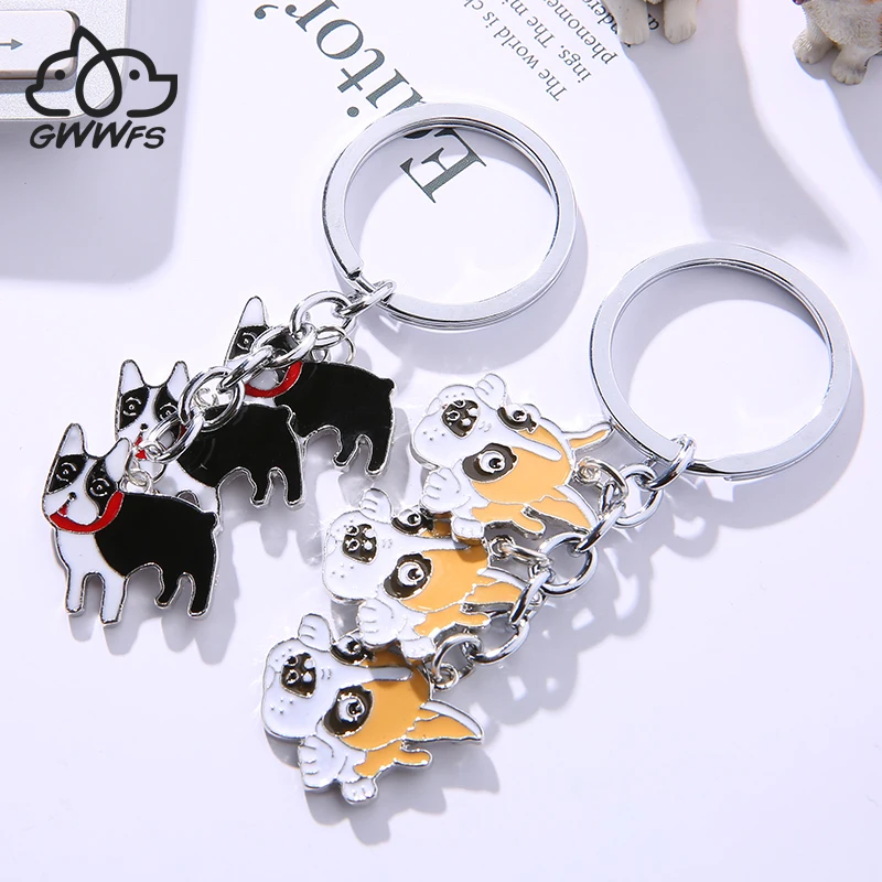 Брелок для ключей в виде английского бульдога мужчин и женщин|key chain|key chain for menbag