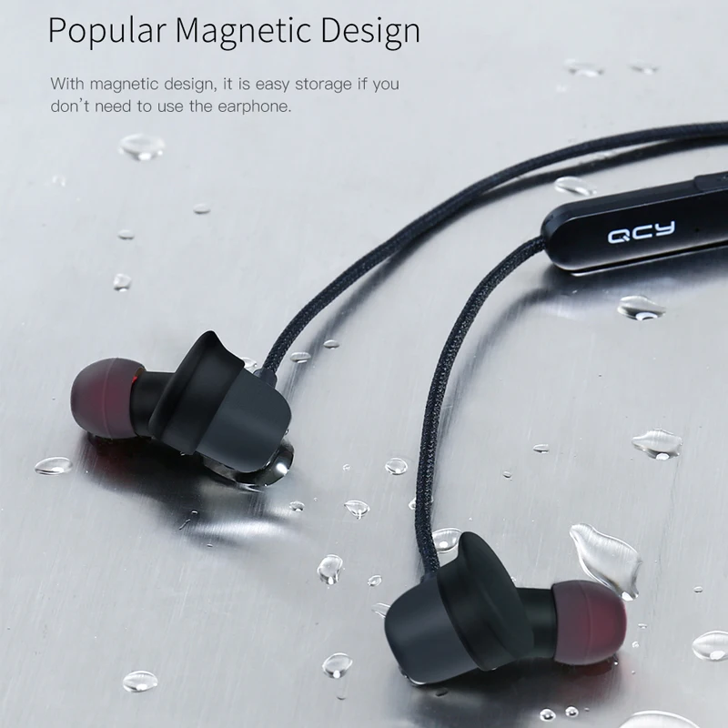 QCY QY20 Bluetooth наушники IPX5-Rated устойчивое Беспроводные спортивные для бега с