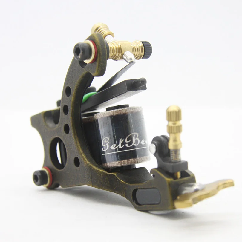 Getbetterlife Profession Iron Rotary Tattoo Machine Gun Liner 10 Wraps Shader 12Wraps Coil Supply Permanent Makeup Machines | Красота и