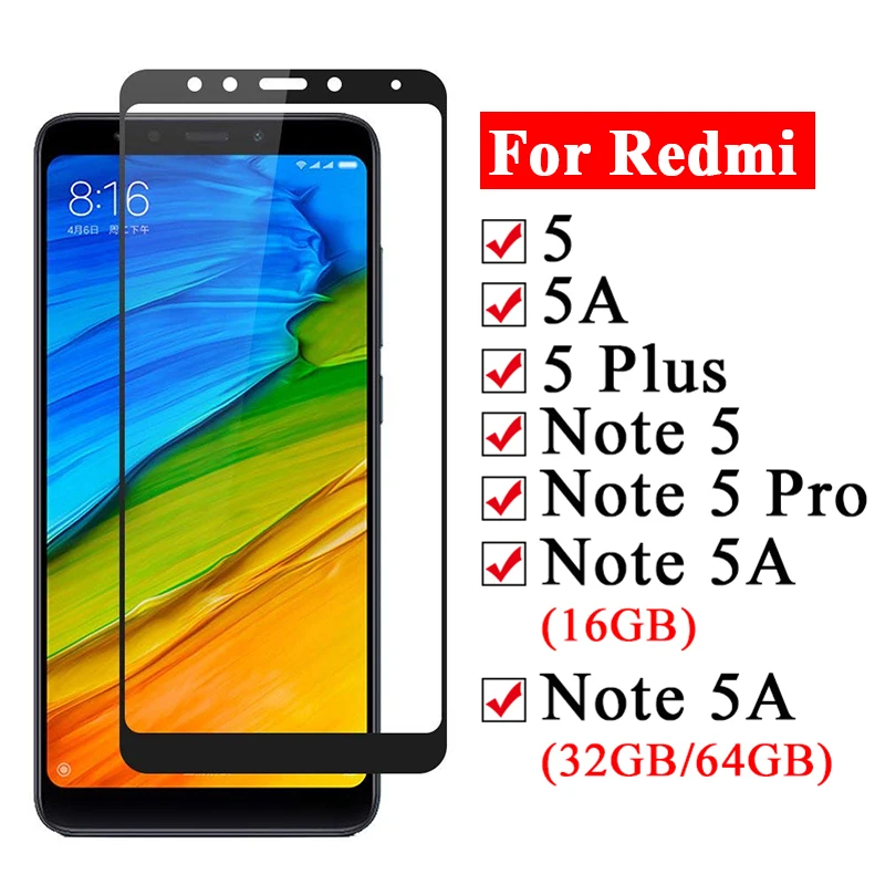Защитное стекло на ksiomi redme note 5 pro plus armor для xiaomi redmi 5a a5 a xiami xiomi xaomi Mi закаленное