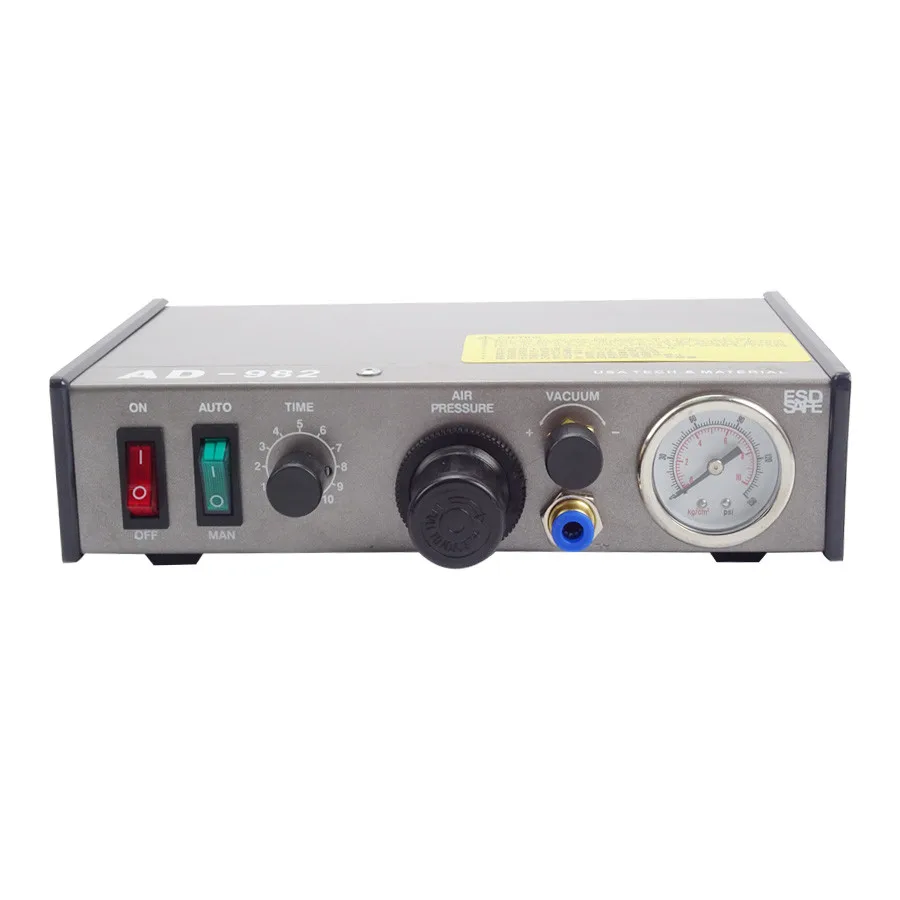 220 В AD-982 полуавтоматический диспенсер для клея PCB паяльная паста жидкостный контроллер капельница жидкий диспенсер