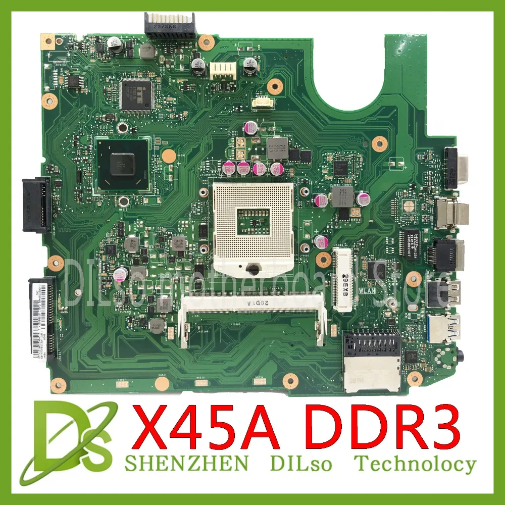 KEFU X45A Материнская плата ASUS ноутбука REV2.0 HM70 DDR3 тесты работы 100%