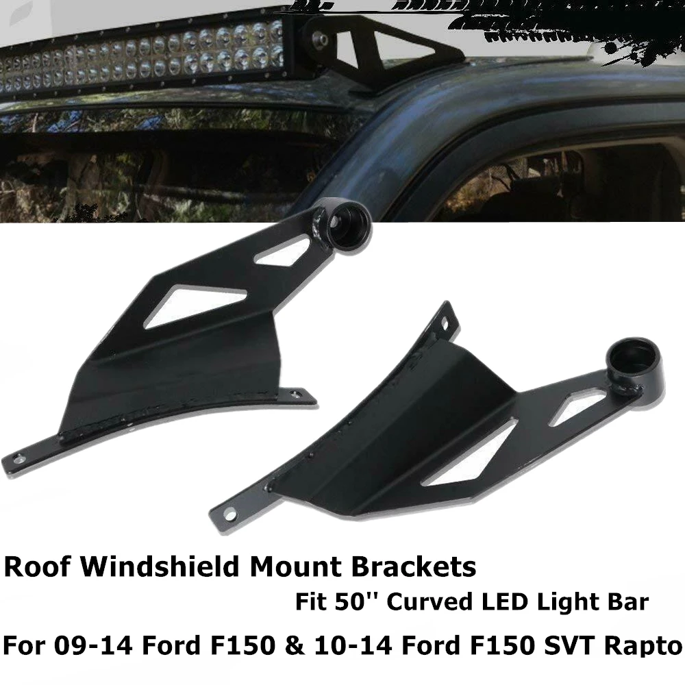 Кронштейны крепления на крышу для Ford F150 2009 2014 SVT Raptor 2010 50 дюймов изогнутая
