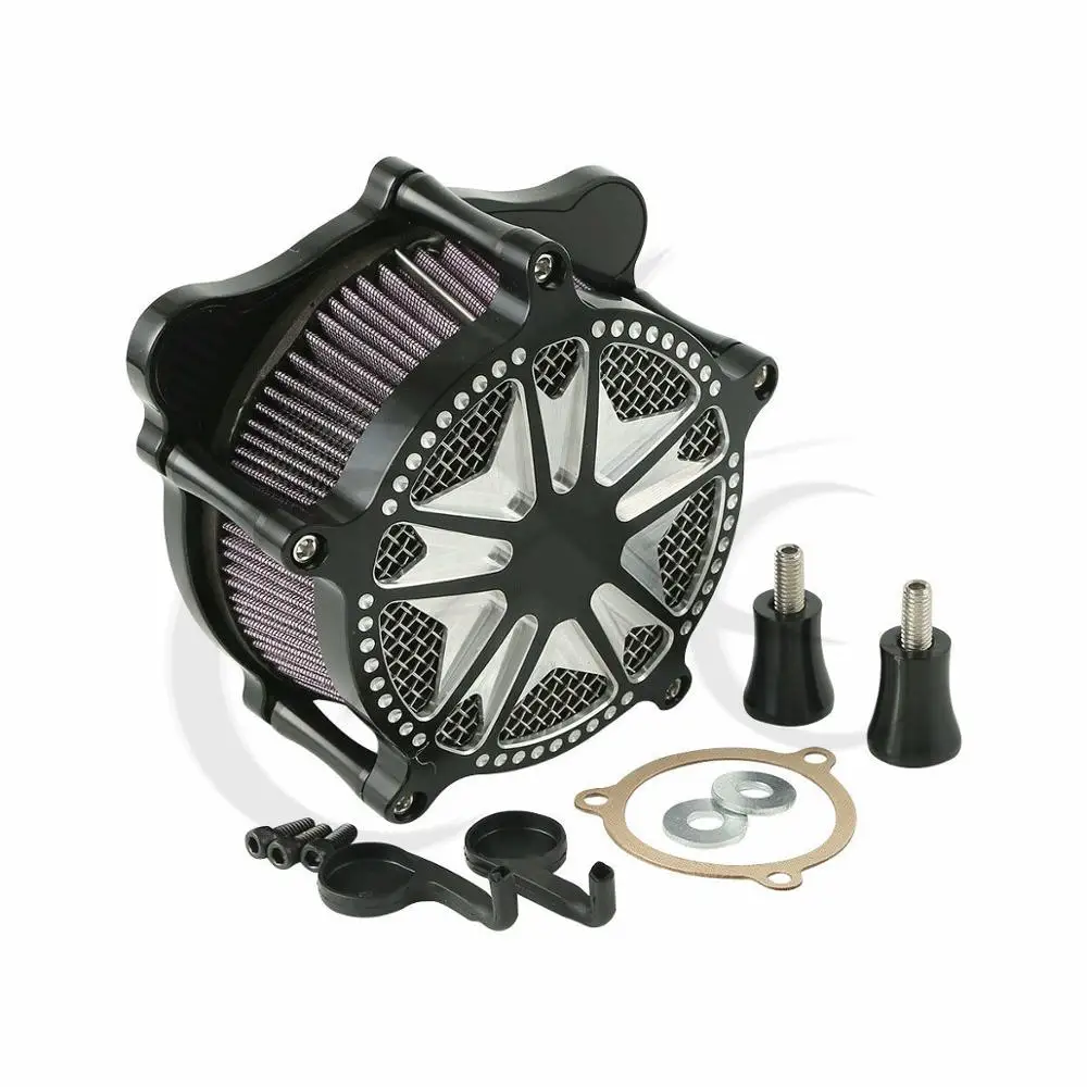 Motorcycle CNC Air Cleaner Intake Filter For Harley Touring Electra Street Glide Road King Ultra Limited FLHR FLHT FLHX 2008-16 |