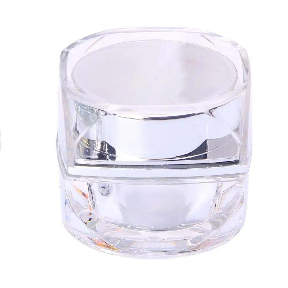 10 г/5G Пластиковый пустой косметические баночки крем для лица бальзам губ тени век