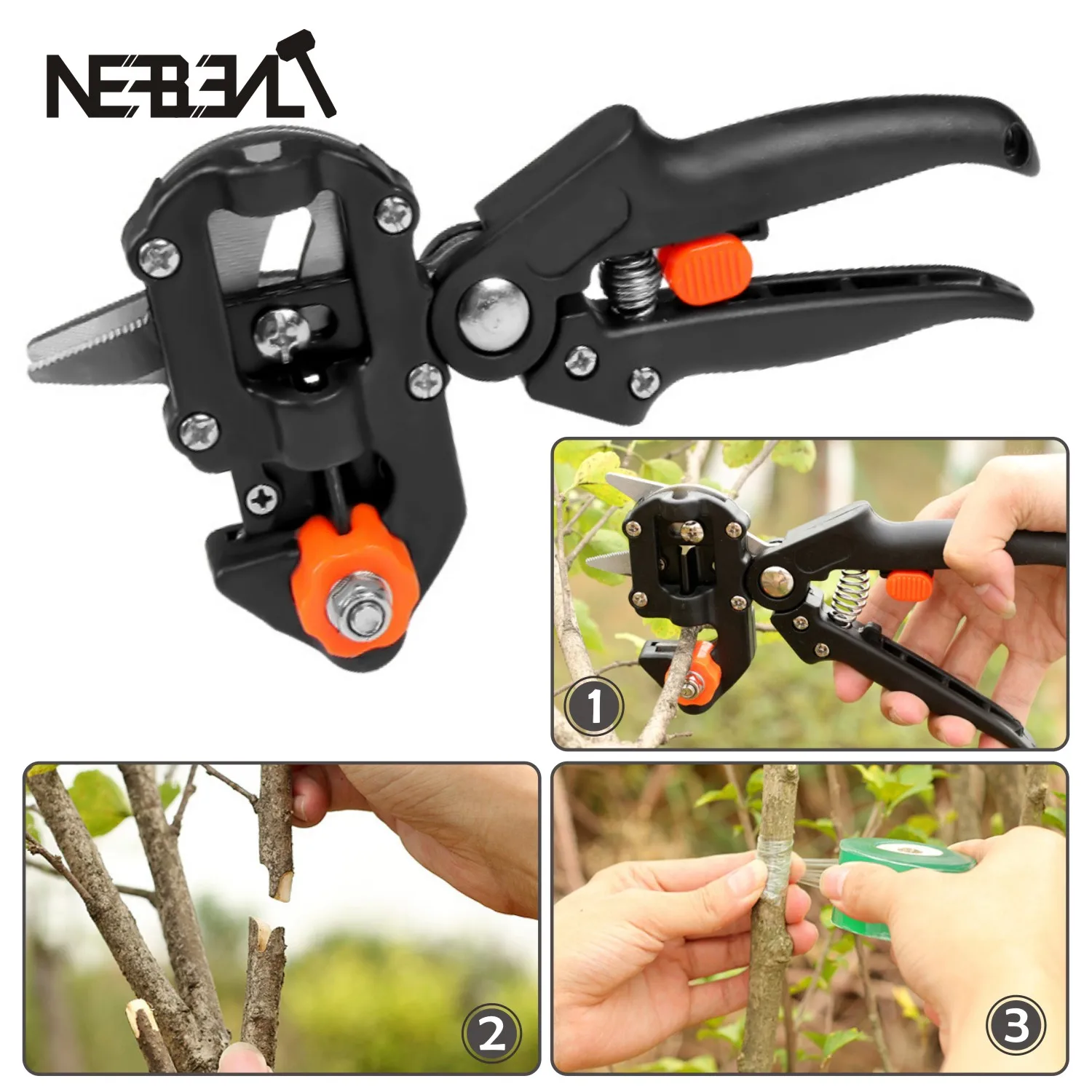 Садовый прививочный секатор измельчитель ножницы для обрезки инструмент