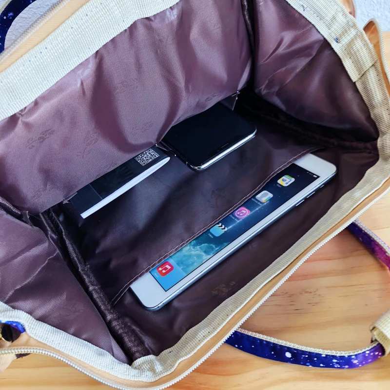 Звездная Вселенная космическая печать рюкзаки для девочек подростков школьные