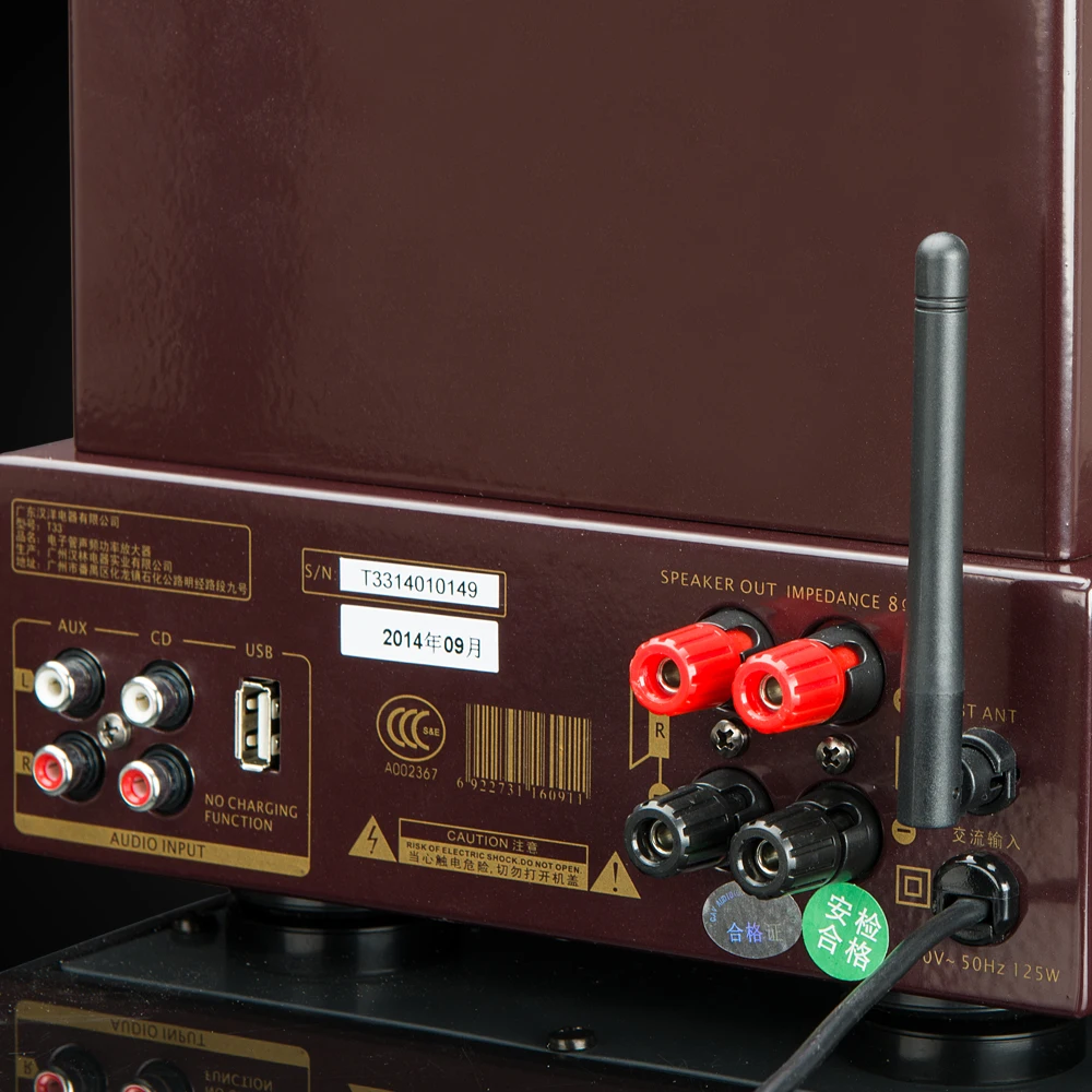 CAV T 33 HI Fi ламповый усилитель высококачественный CD USB Bluetooth Деревянный End аудио для
