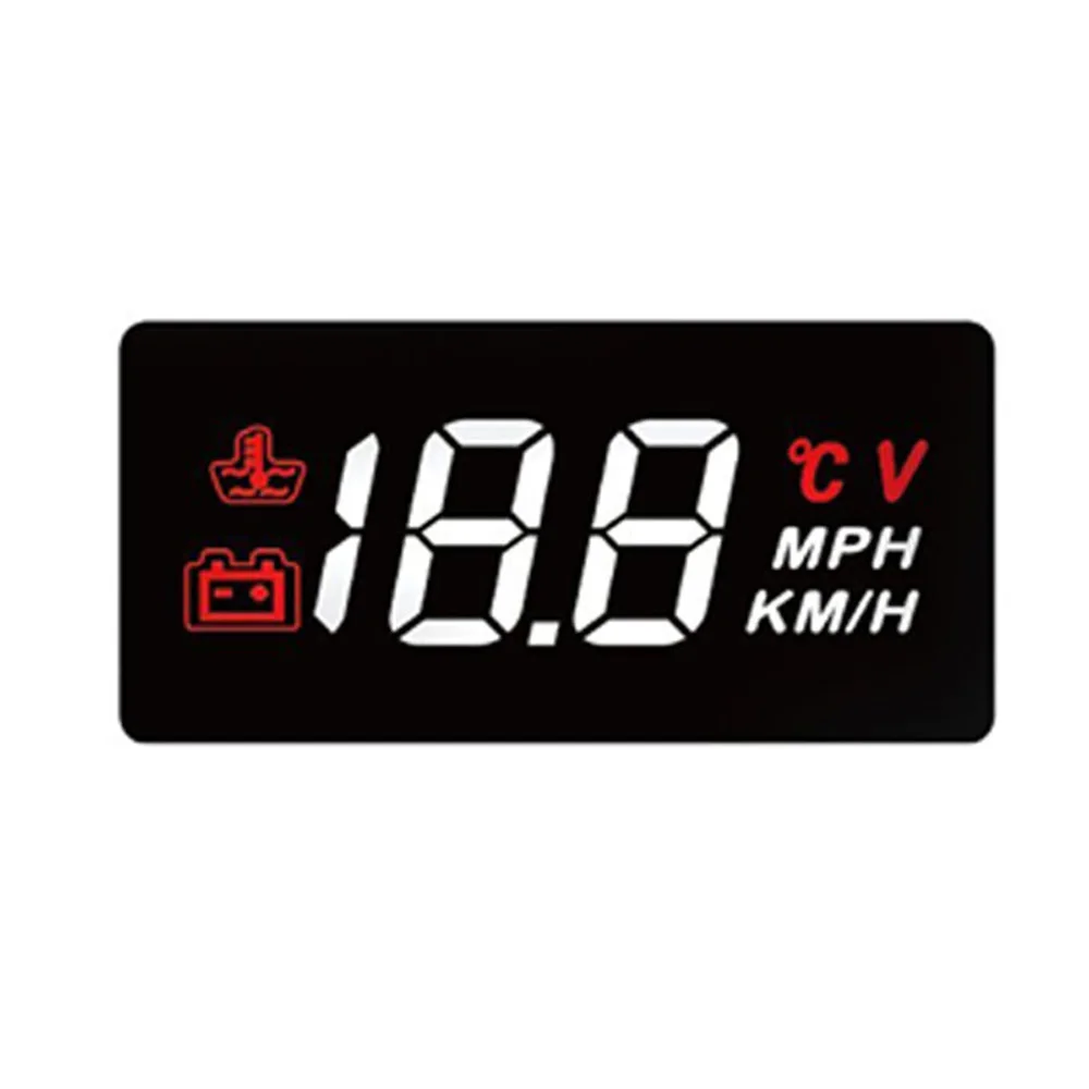 3 5 &quotАвтомобиль HUD Дисплей OBD2/EUOBD Интерфейс Plug &amp Play автомобиля Скорость км/ч