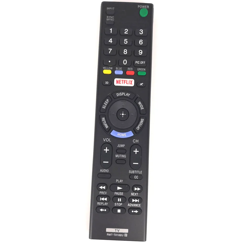 Новинка запасной телефон пульт дистанционного управления для Sony LED TV с NETFLIX RMT TX102U 32R500C 40R510C 40R530C|Пульты ДУ| |