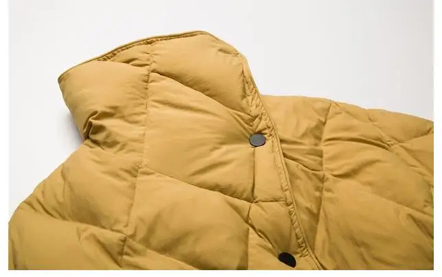 Женский пуховик PQ121 зимний длинный с воротником стойкой|jacket down|jacket fashionjacket with |