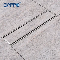 GAPPO Floor drain shower tray under tile drain channel stainless steel anti-odor water Drain dry water seal bathroom trap Y85535