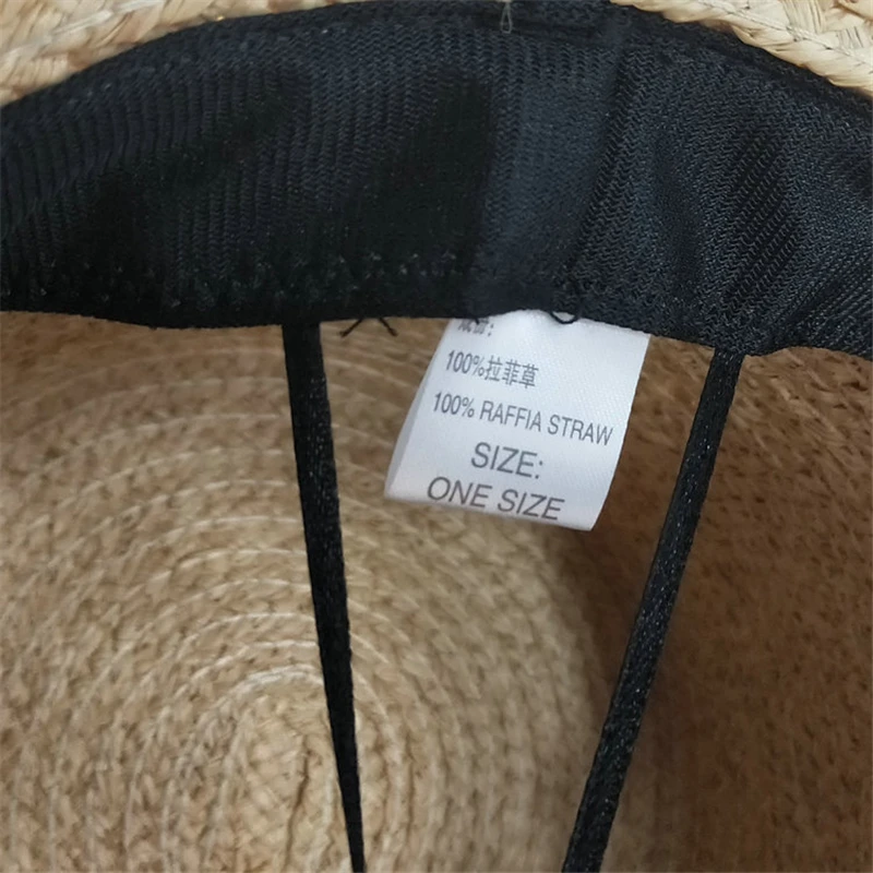 Женская соломенная шляпа с высоким берцем sombrero mujer Пляжная винтажная