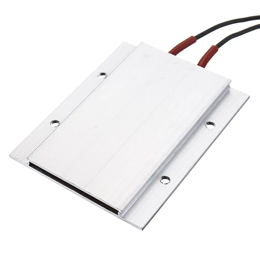 220V постоянный Температура Керамика Алюминий нагреватель PTC нагреватель 80W 80 градусов PTC Нагревательный элемент со скорлупой 77*62 мм с наружной резьбой