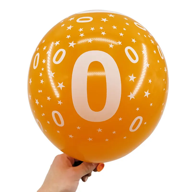 Amawill 10 шт. цифровой латексный шар на день рождения с цифрой 1, 2, 3, 4, 5, 6, 7, 8, 9 лет, 1, 2 дня рождения, украшение для детской вечеринки 75