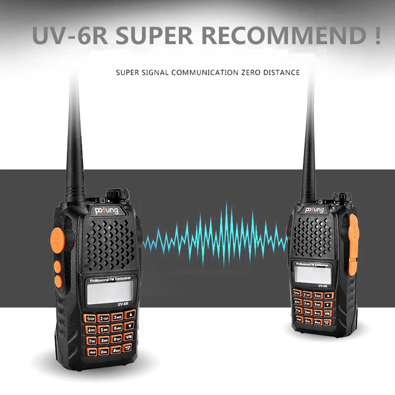 baofeng UV 6R UV6R для cb комплект рация 2 шт 10 км автомобильная портативная рации ham